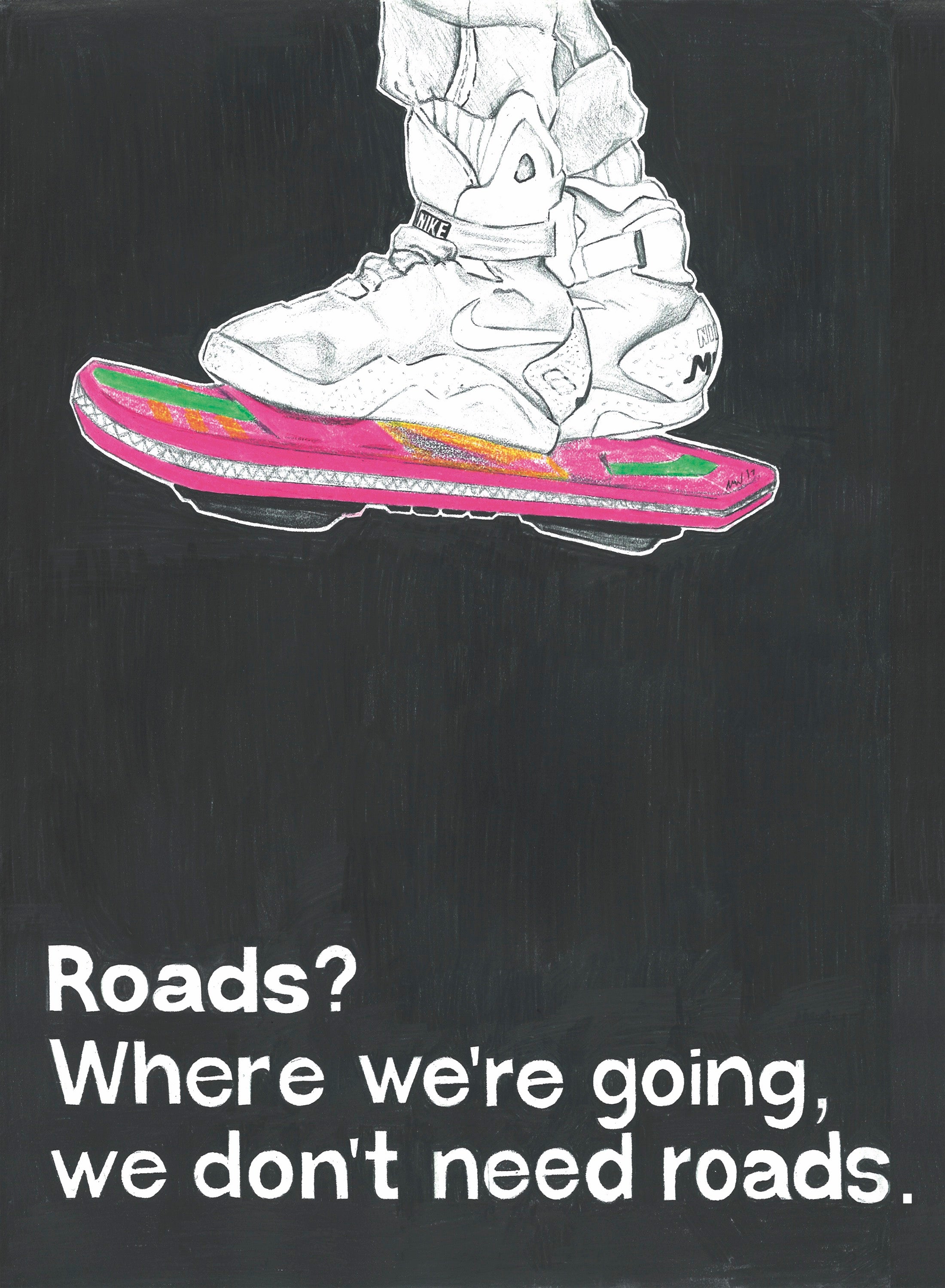Back To The Future PRINT (12 x 16) – PAPER 8