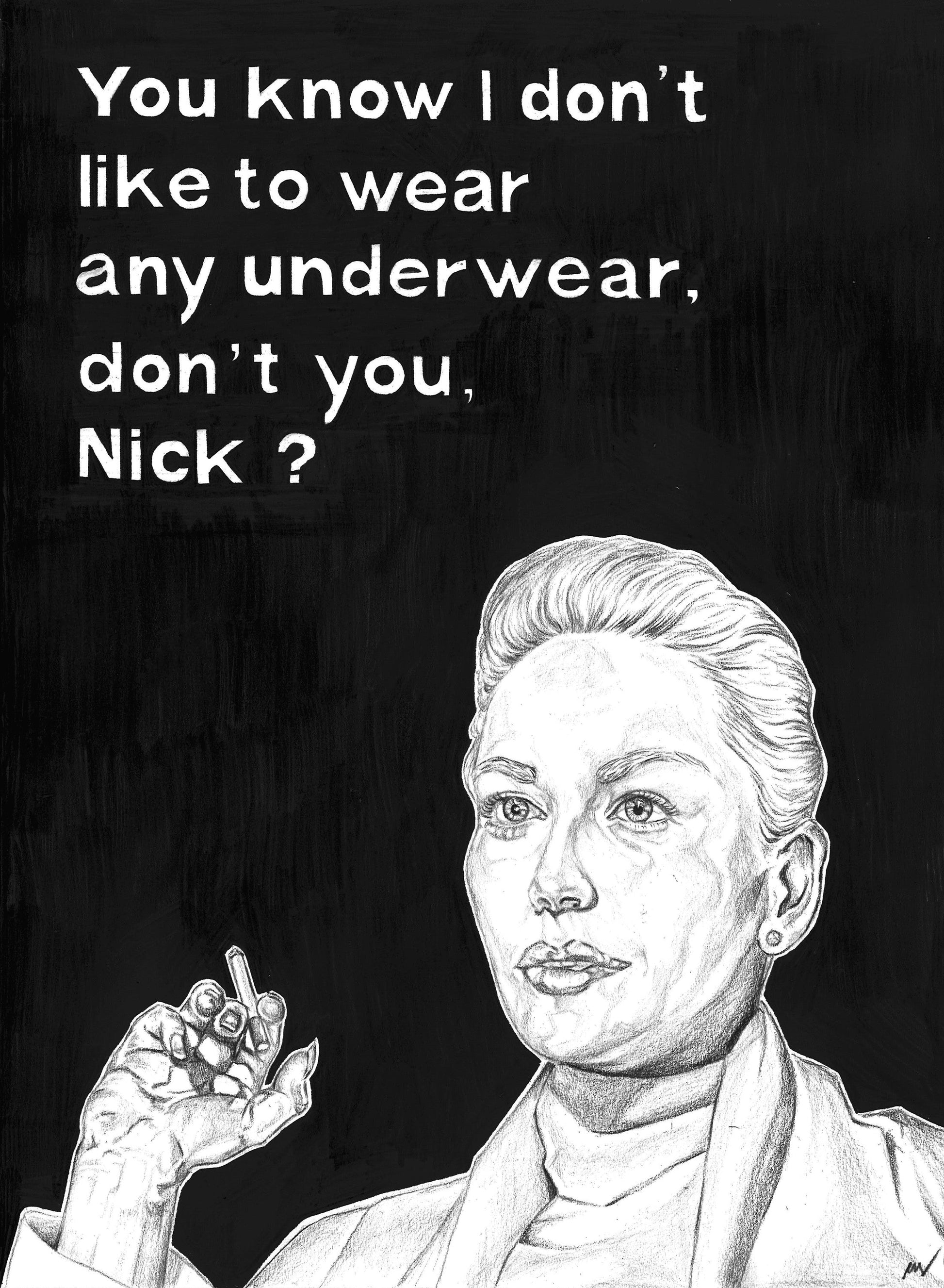 Basic Instinct PRINT (12 x 16) - Art Print