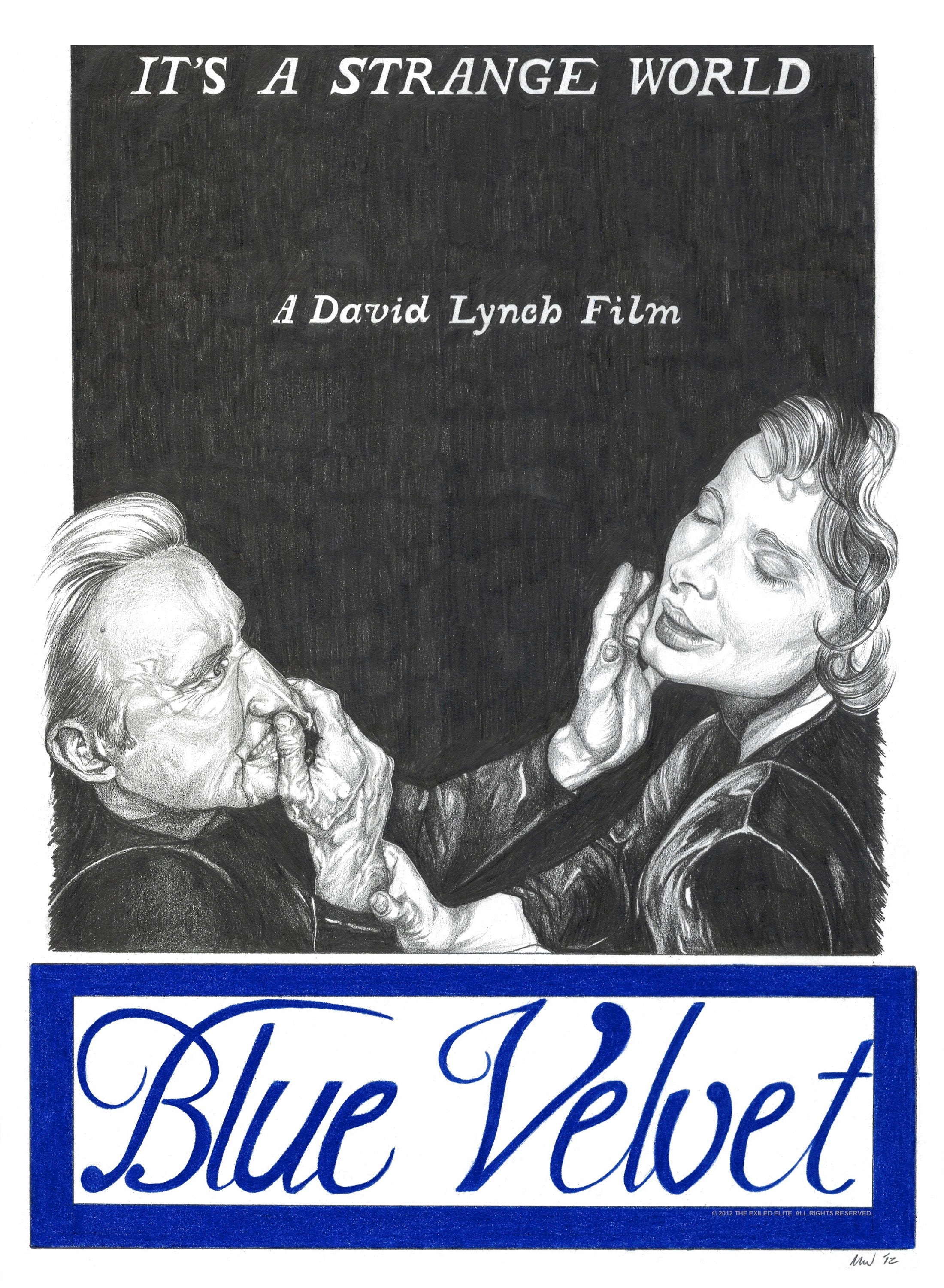 Blue Velvet PRINT (12 x 16) – PAPER 8 Blue Velvet PRINT (12 x 16) – PAPER 8