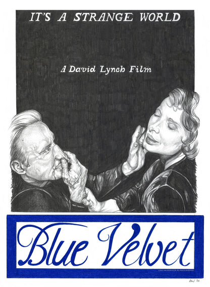 Blue Velvet PRINT (12 x 16) - Art Print