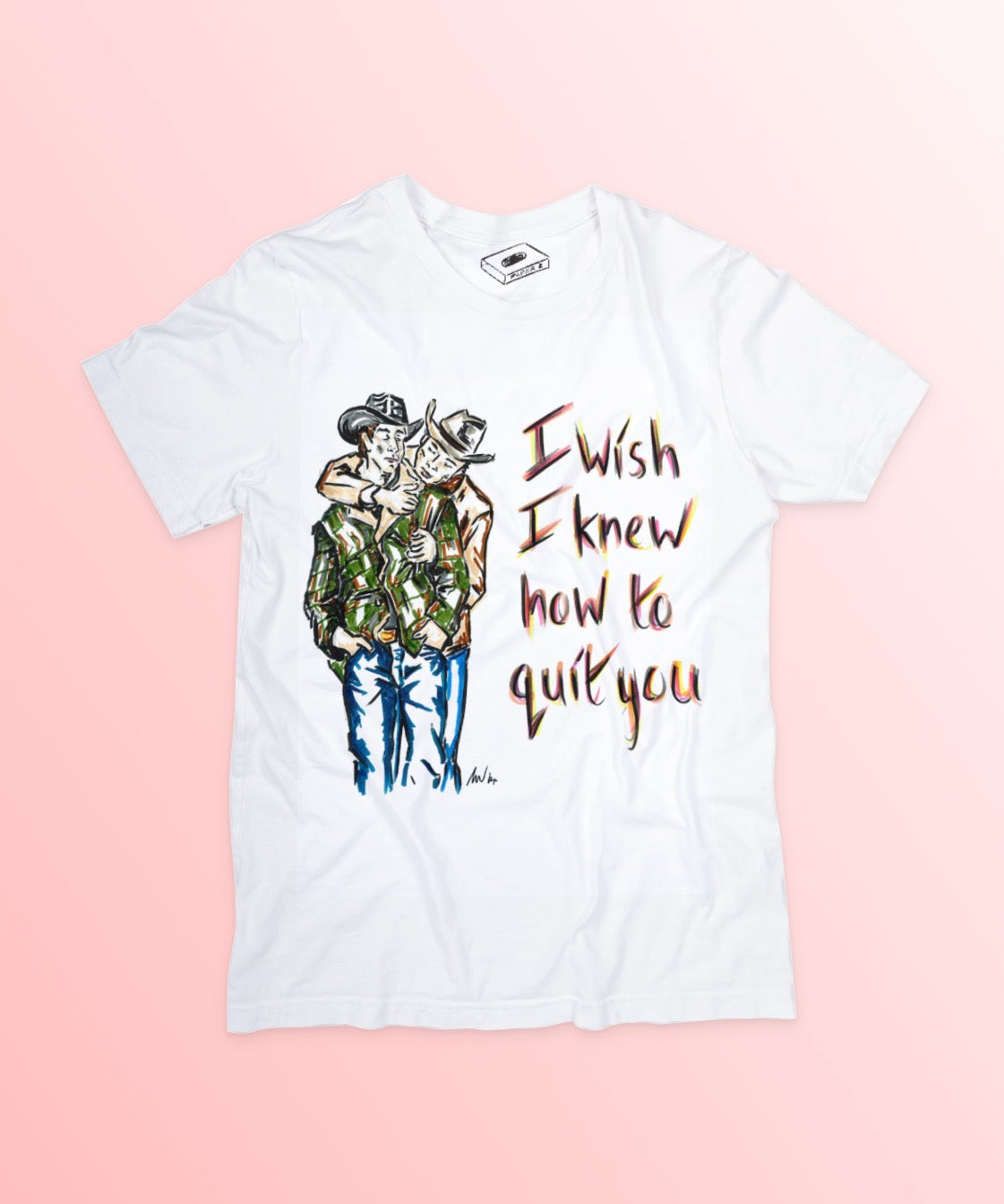 BROKEBACK MOUNTAIN line drawing - XS - T-Shirt