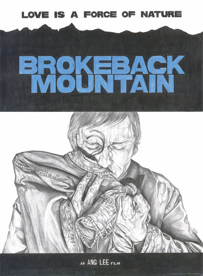 Brokeback Mountain PRINT (12 x 16) - Art Print