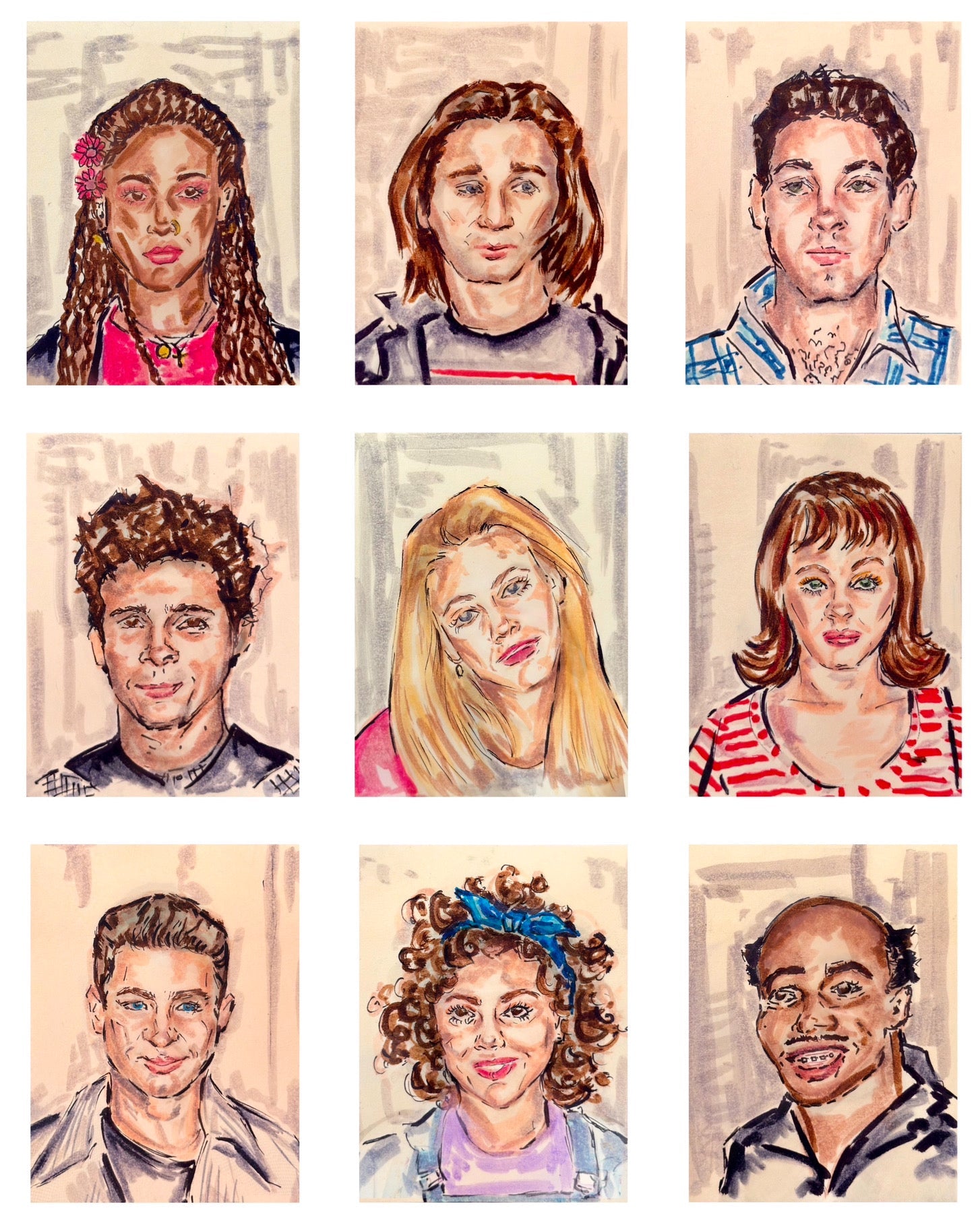 Clueless Polaroids PRINT (12 x 16) - Art Print