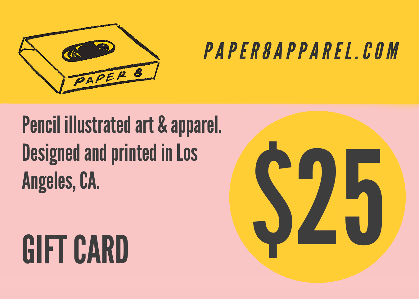 PAPER8 Gift Card