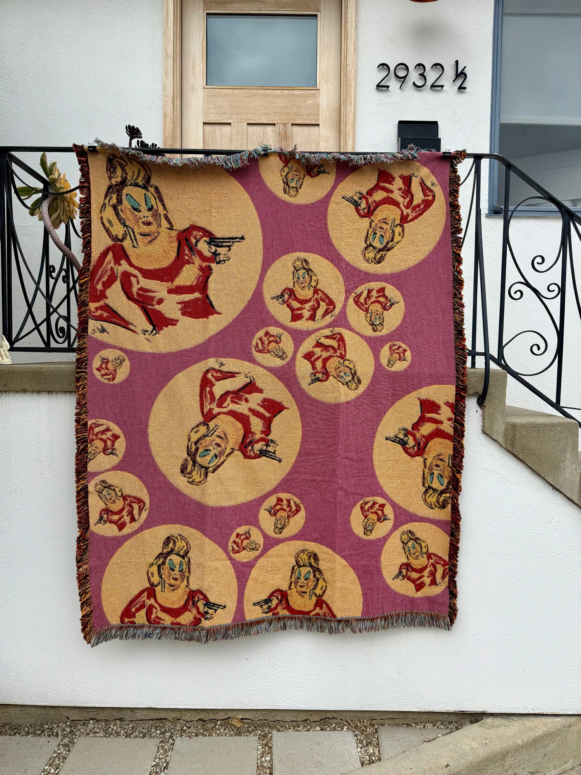 DIVINE (pink flamingoes) BLANKET