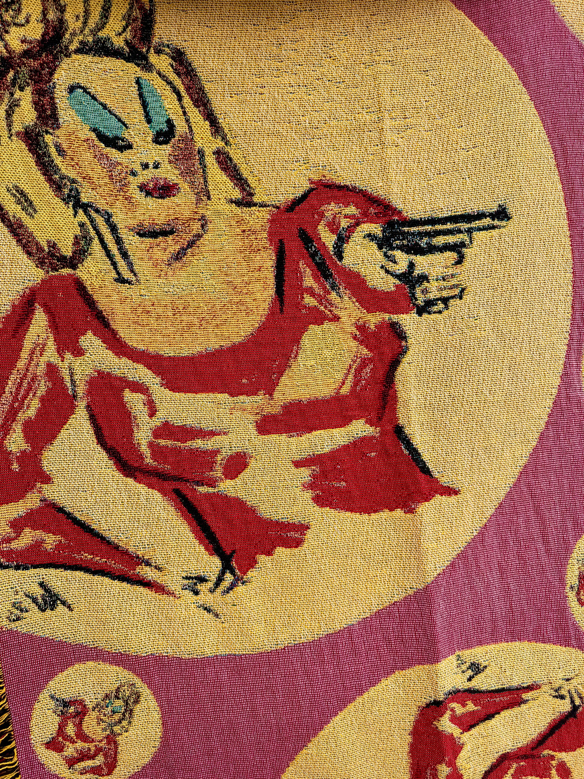 DIVINE (pink flamingoes) BLANKET
