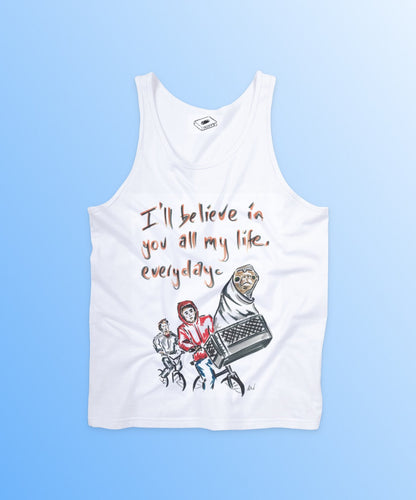 E.T: THE EXTRA-TERRESTRIAL tank - XS / Elliott - Tank Top