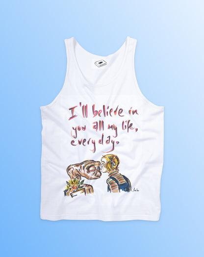E.T: THE EXTRA-TERRESTRIAL tank - XS / Gertie - Tank Top