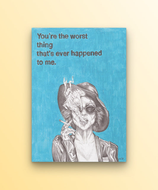Fight Club / Marla PRINT (12 x 16) - Art Print