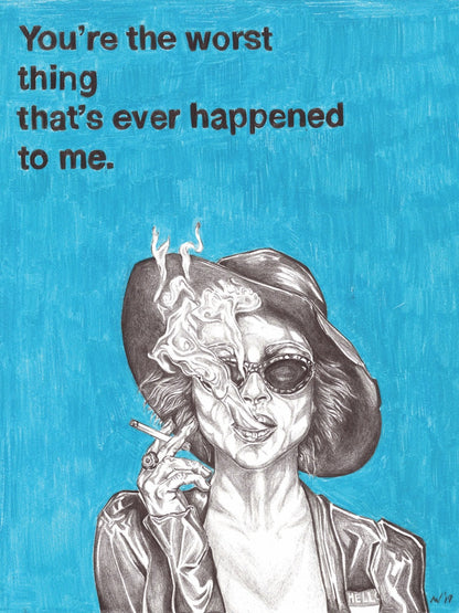 Fight Club / Marla PRINT (12 x 16) - Art Print