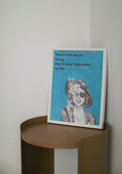 Fight Club / Marla PRINT (12 x 16) - Art Print