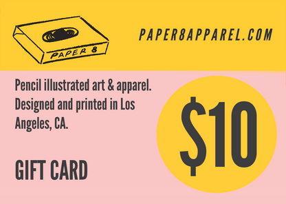 PAPER8 Gift Card