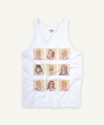 ABSOLUTELY FABULOUS tank tank top on ivory background with natural shadow