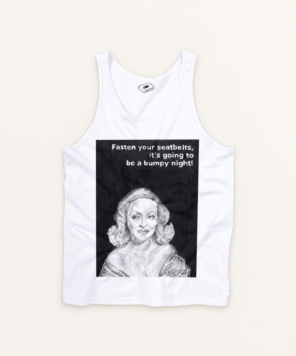 Tank top on ivory background