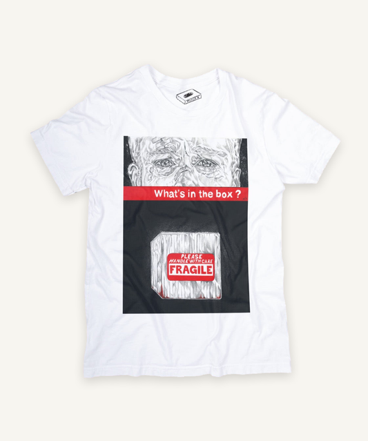 se7en T-shirt on ivory background with natural shadow
