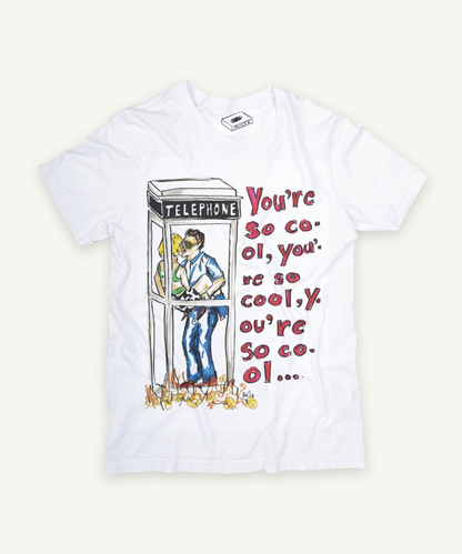 true romance youre so cool T-shirt on ivory background with natural shadow