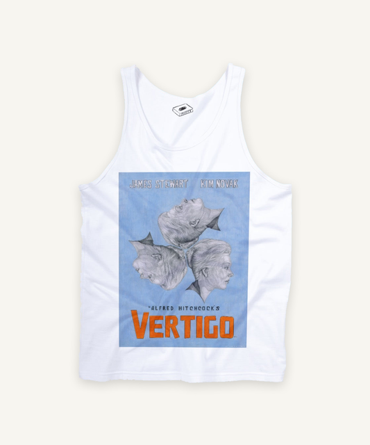 VERTIGO tank tank top on ivory background with natural shadow