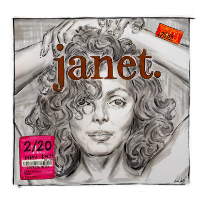 Janet Jackson PRINT - Art Print
