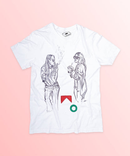 MK + ASHLEY + SMOKING + STARBUCKS - T-Shirt