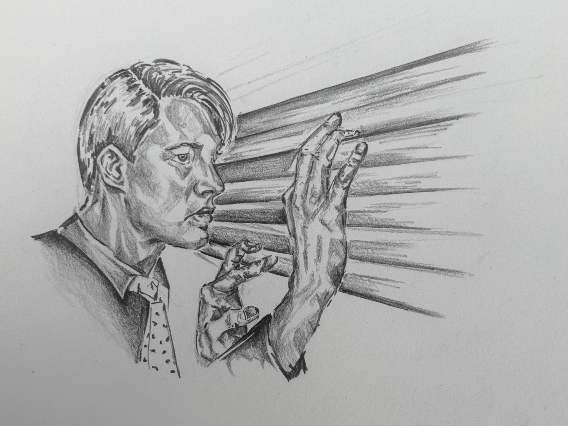 Original Blue Velvet drawing // DAVID LYNCH series 10 of 26 - Art Print