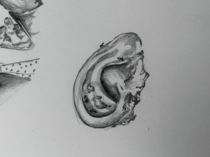 Original Blue Velvet drawing // DAVID LYNCH series 10 of 26 - Art Print