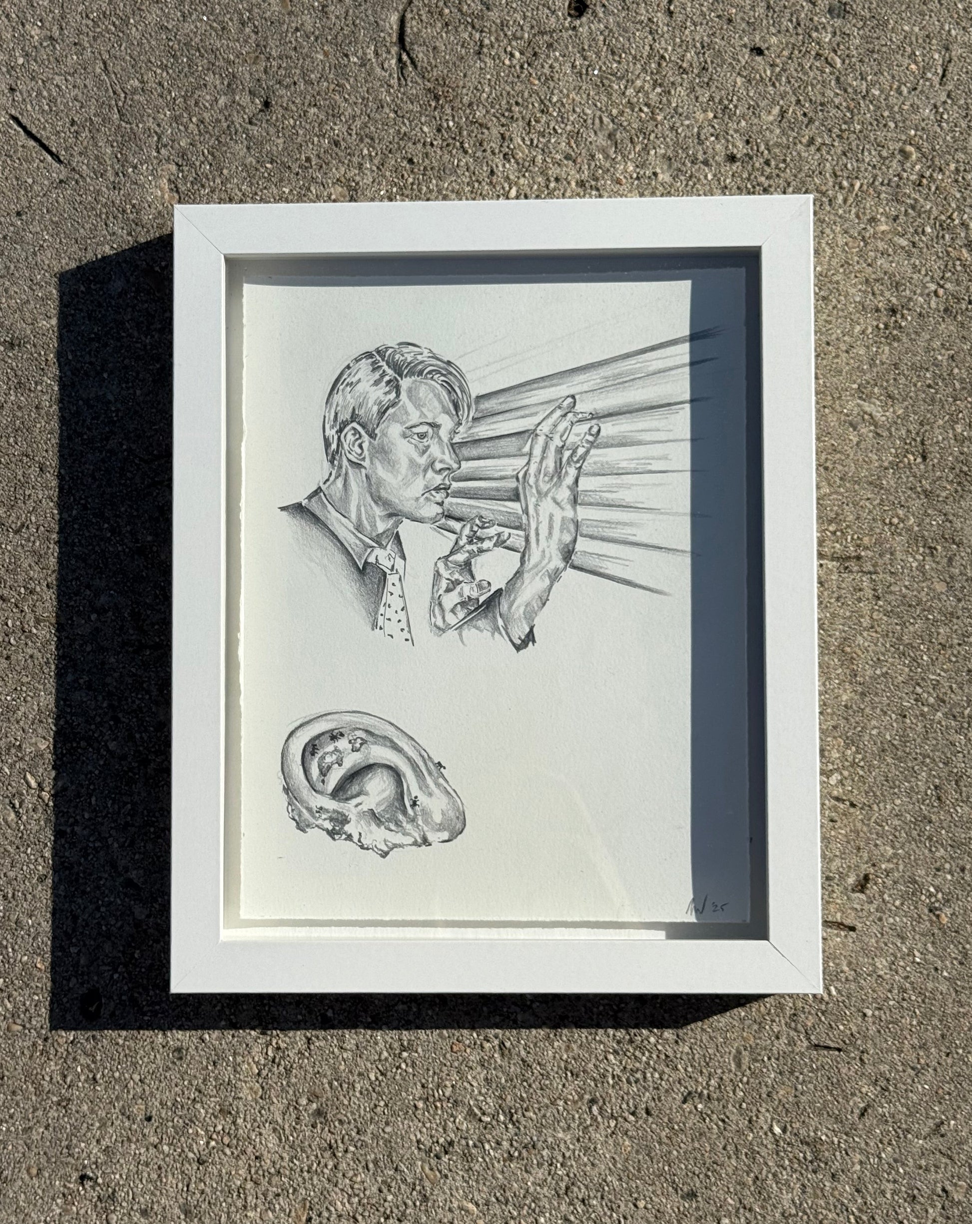 Original Blue Velvet drawing // DAVID LYNCH series 10 of 26 - Art Print