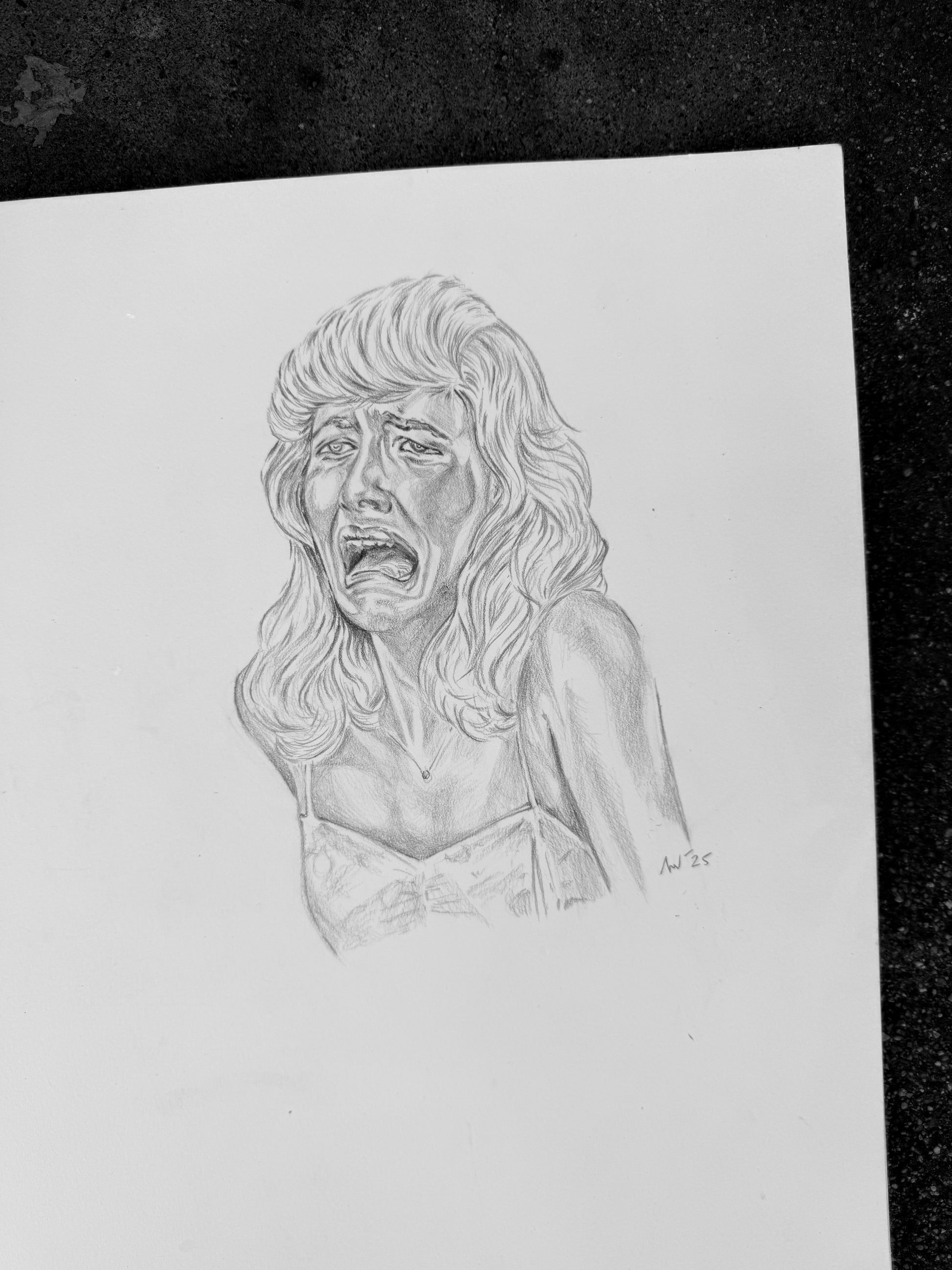 Original Blue Velvet drawing // DAVID LYNCH series 7 of 26 - Art Print