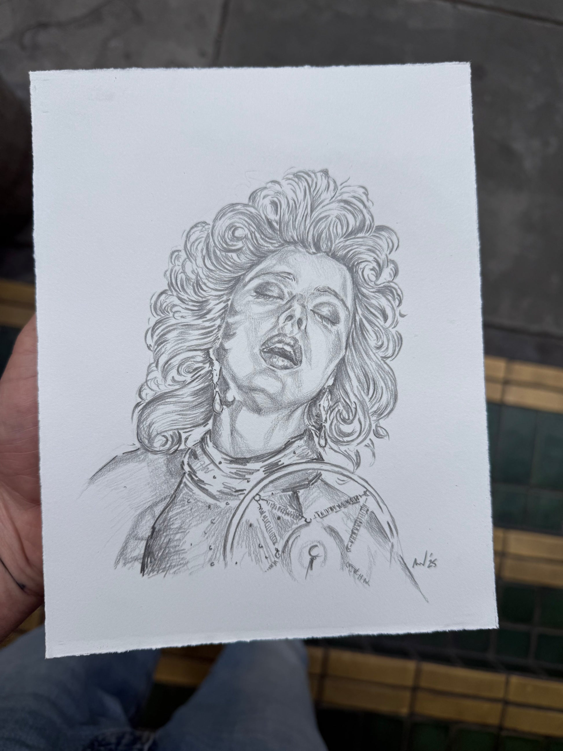 Original Blue Velvet drawing // DAVID LYNCH series 8 of 26 - Art Print