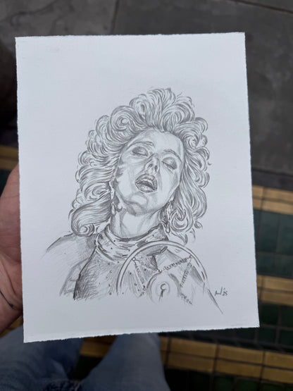 Original Blue Velvet drawing // DAVID LYNCH series 8 of 26 - Art Print