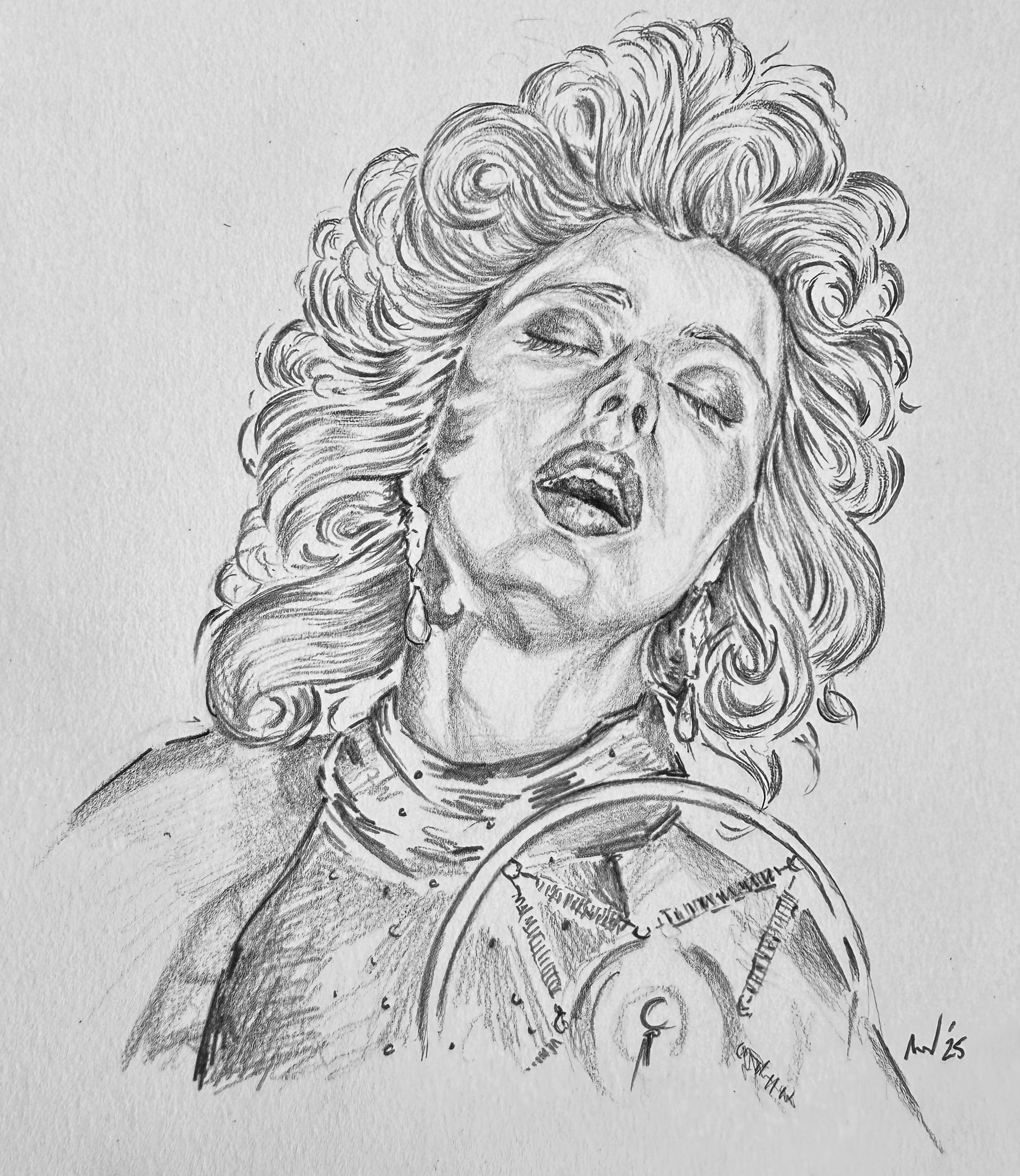 Original Blue Velvet drawing // DAVID LYNCH series 8 of 26 - Art Print