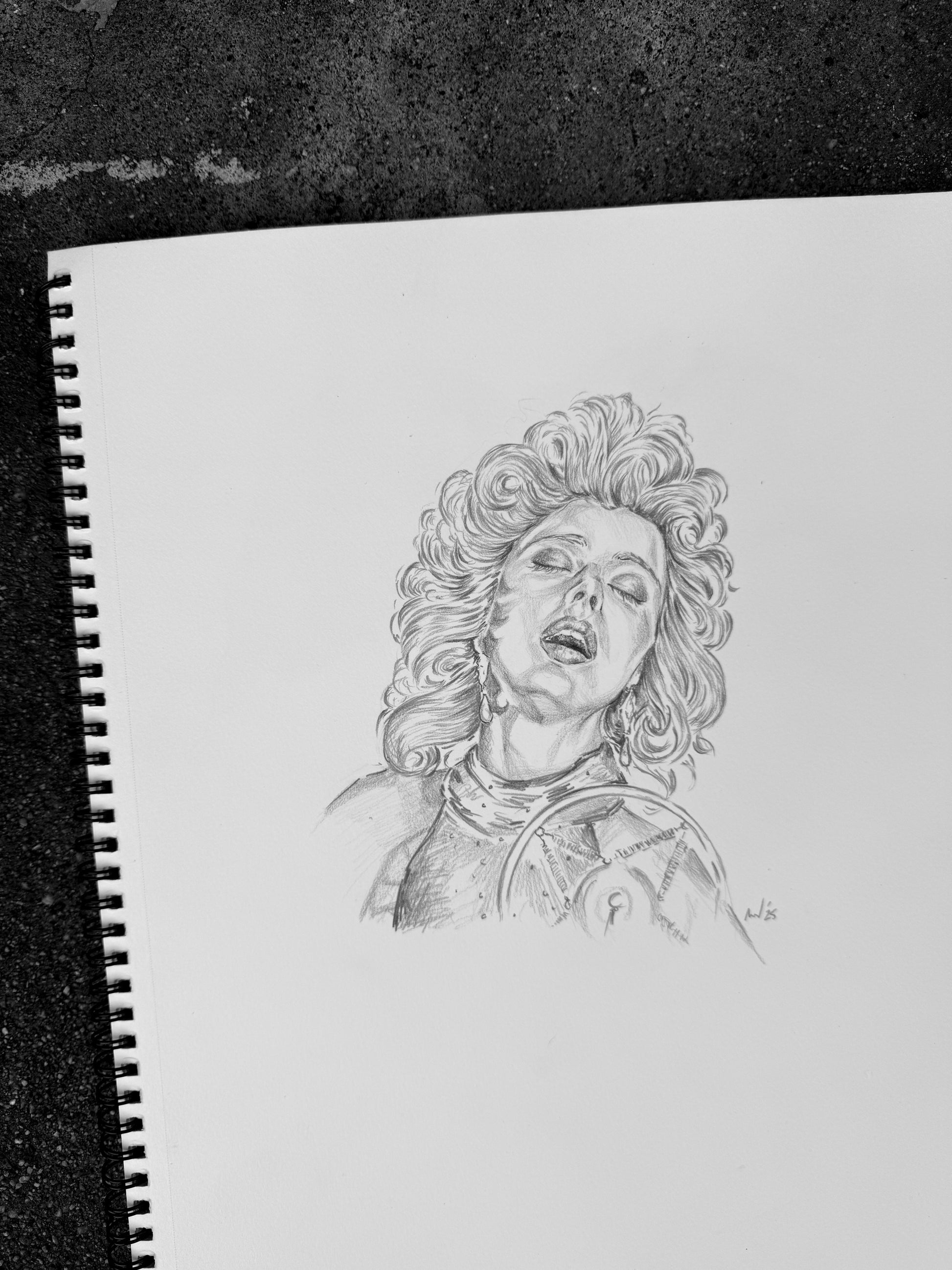 Original Blue Velvet drawing // DAVID LYNCH series 8 of 26 - Art Print