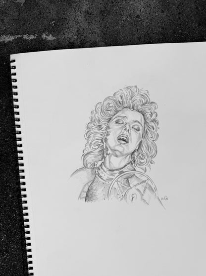 Original Blue Velvet drawing // DAVID LYNCH series 8 of 26 - Art Print