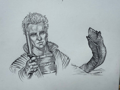 Original DUNE drawing // DAVID LYNCH series 21 of 26 - Art Print