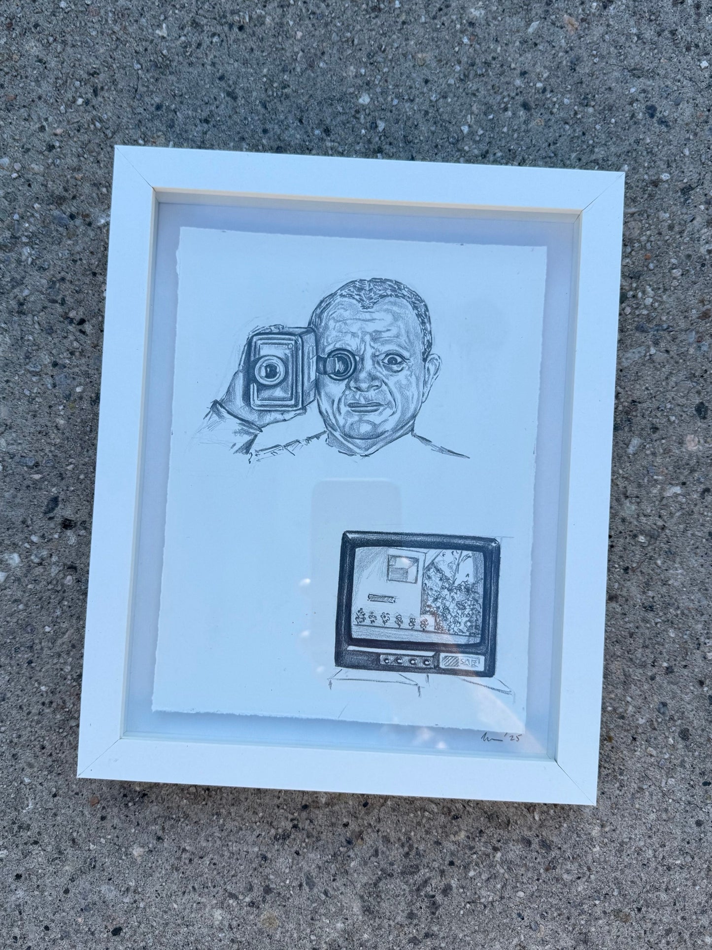 Original Lost Highway drawing // DAVID LYNCH series 22 of 26 - Art Print