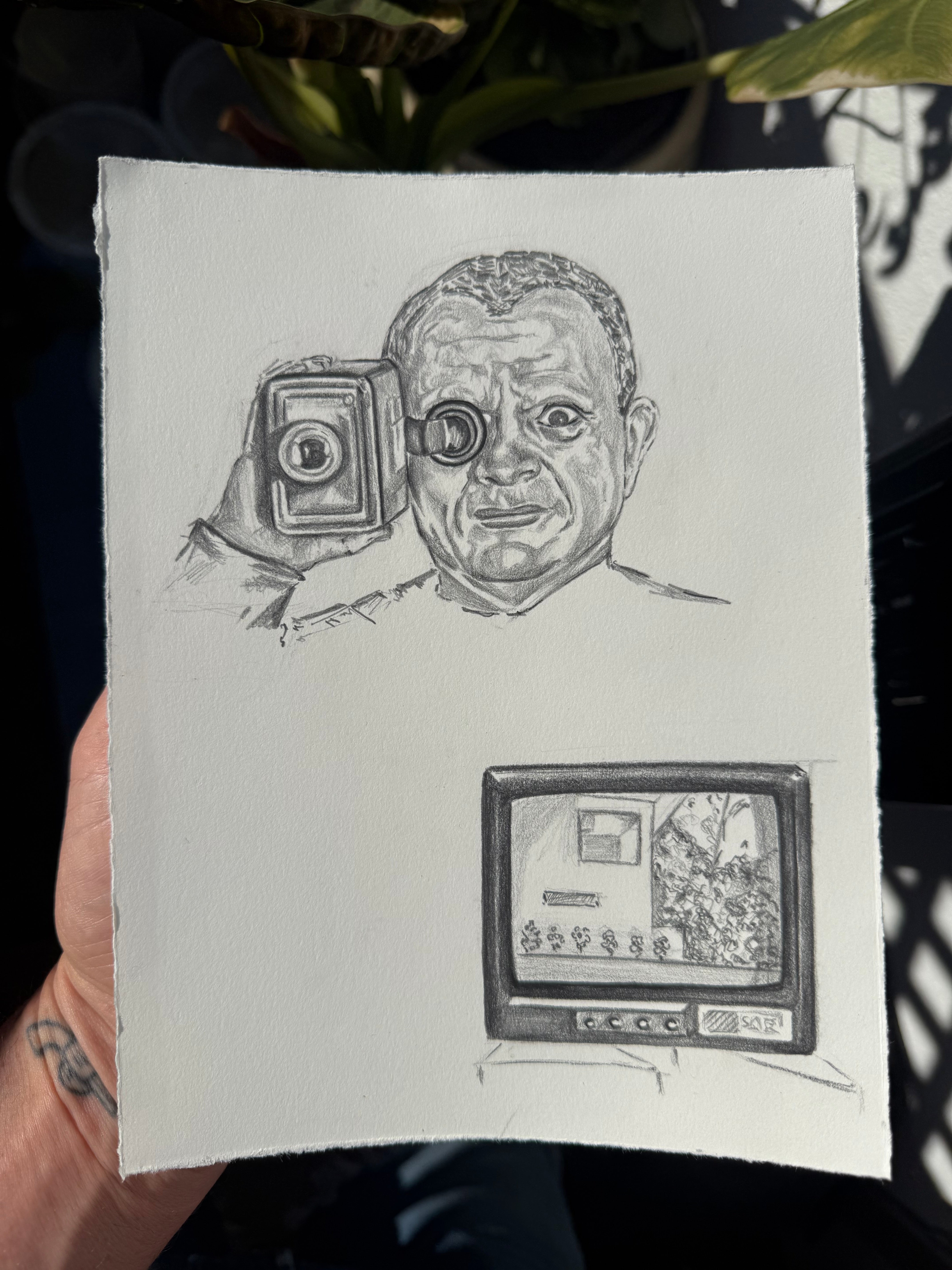 Original Lost Highway drawing // DAVID LYNCH series 22 of 26 – PAPER 8