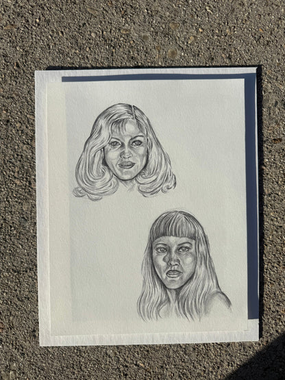 Original Lost Highway drawing // DAVID LYNCH series 24 of 26 - Art Print