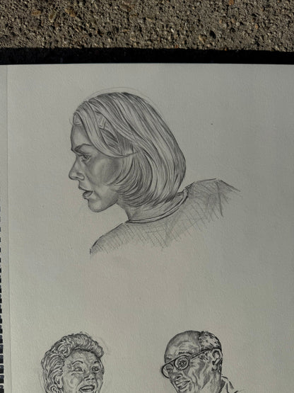Original Mulholland Dr. drawing // DAVID LYNCH series 15 of 26 - Art Print