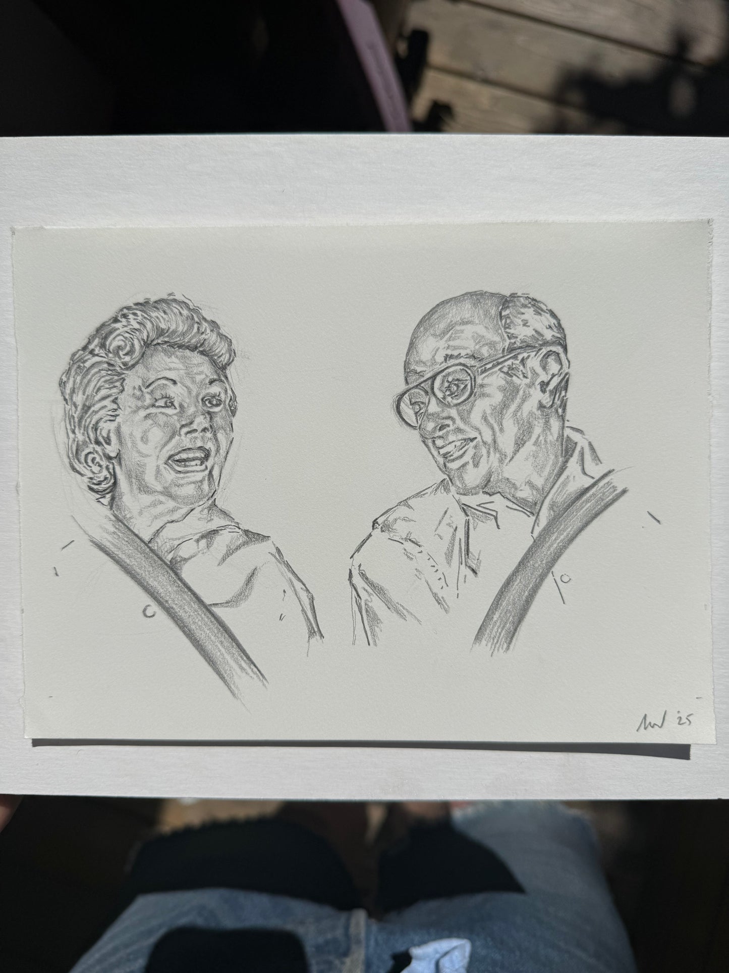 Original Mulholland Dr. drawing // DAVID LYNCH series 16 of 26 - Art Print
