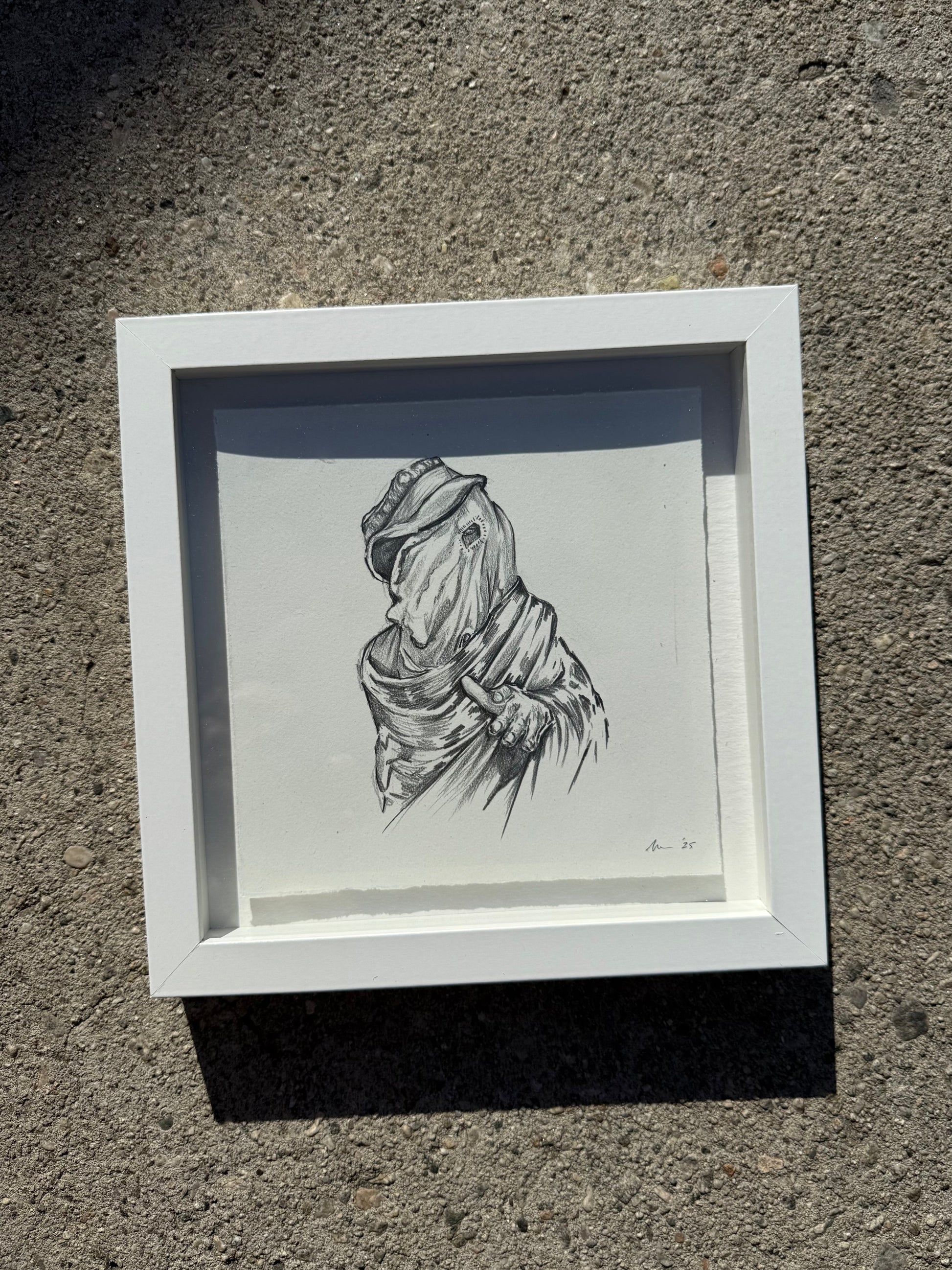 Original The Elephant Man drawing // DAVID LYNCH series 6 of 26 - Art Print
