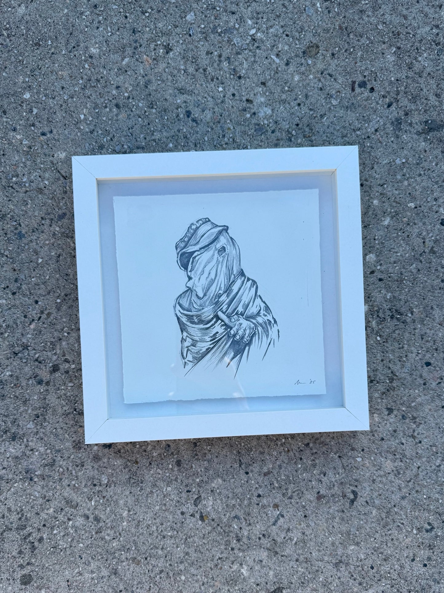 Original The Elephant Man drawing // DAVID LYNCH series 6 of 26 - Art Print
