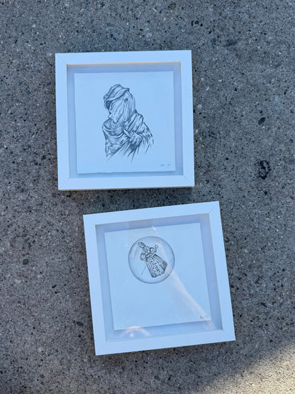 Original The Elephant Man drawing // DAVID LYNCH series 6 of 26 - Art Print