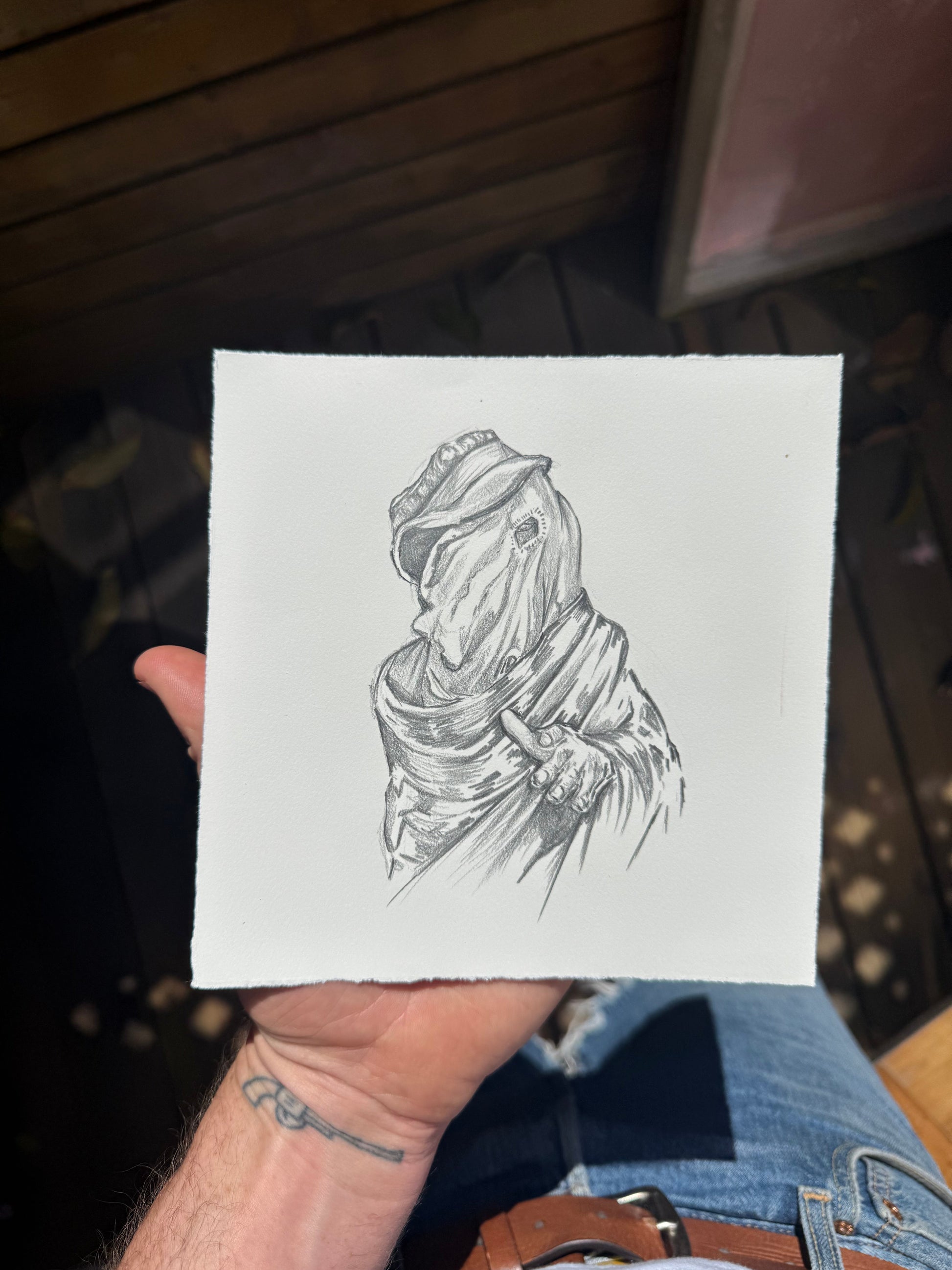 Original The Elephant Man drawing // DAVID LYNCH series 6 of 26 - Art Print