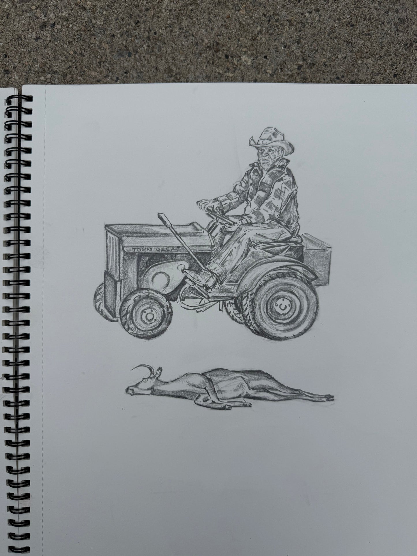 Original The Straight Story drawing // DAVID LYNCH series 25 of 26 - Art Print