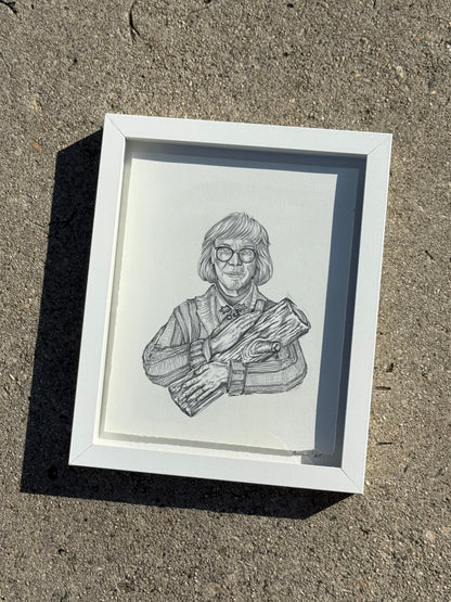 Original Twin Peaks drawing // DAVID LYNCH series 1 of 25 - Art Print
