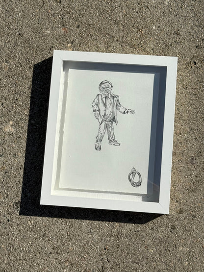 Original Twin Peaks drawing // DAVID LYNCH series 2 of 26 - Art Print
