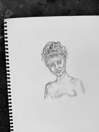 Original Twin Peaks drawing // DAVID LYNCH series 3 of 26 - Art Print