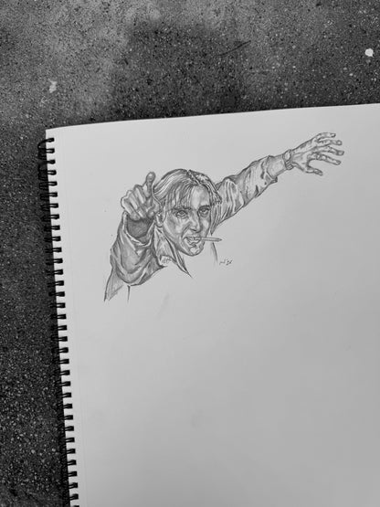 Original Wild at Heart drawing // DAVID LYNCH series 12 of 26 - Art Print