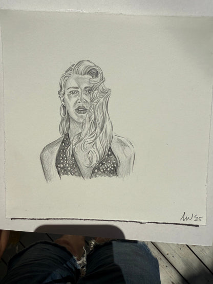 Original Wild at Heart drawing // DAVID LYNCH series 13 of 26 - Art Print