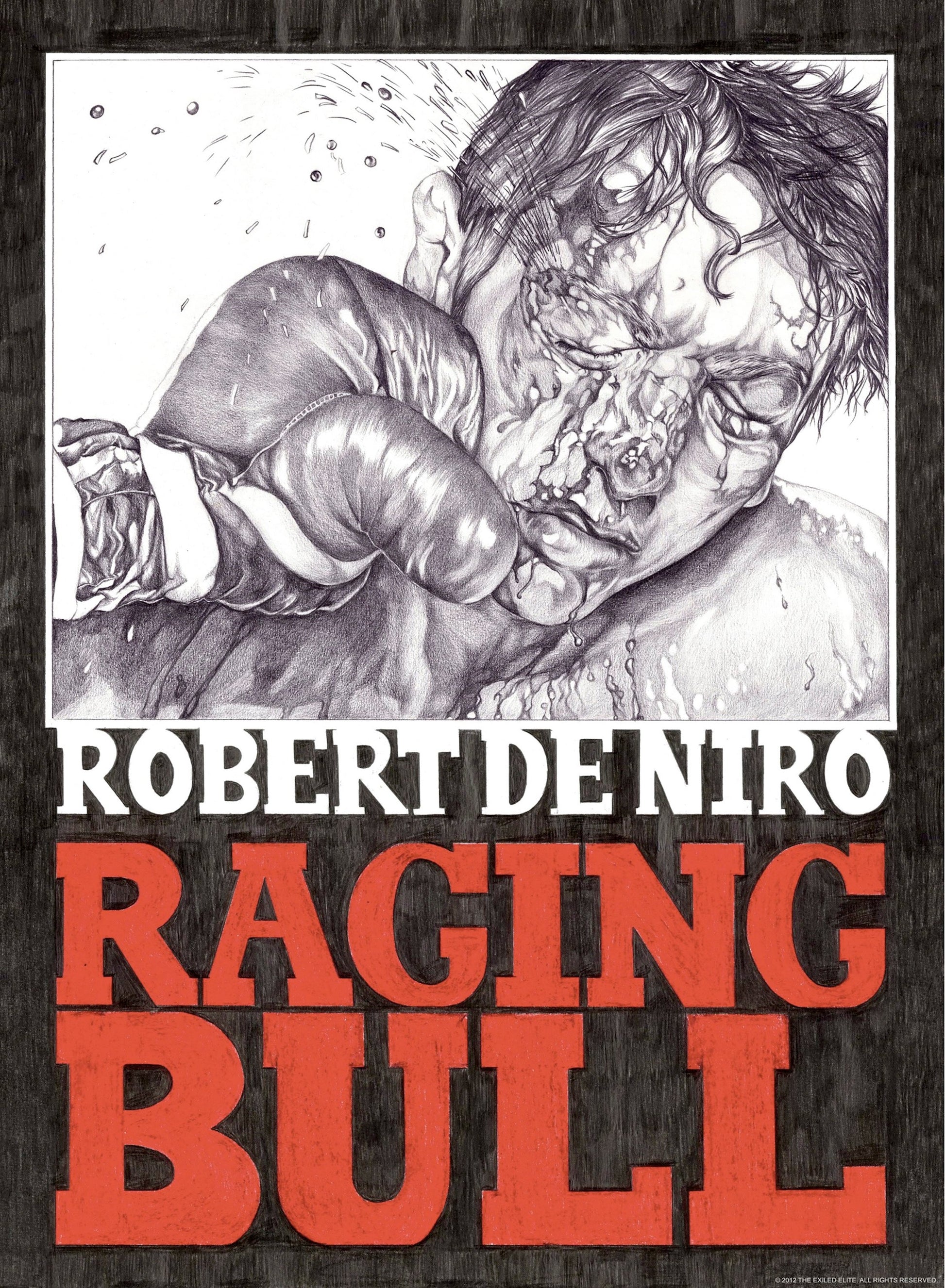 Raging Bull PRINT (12 x 16) - Art Print