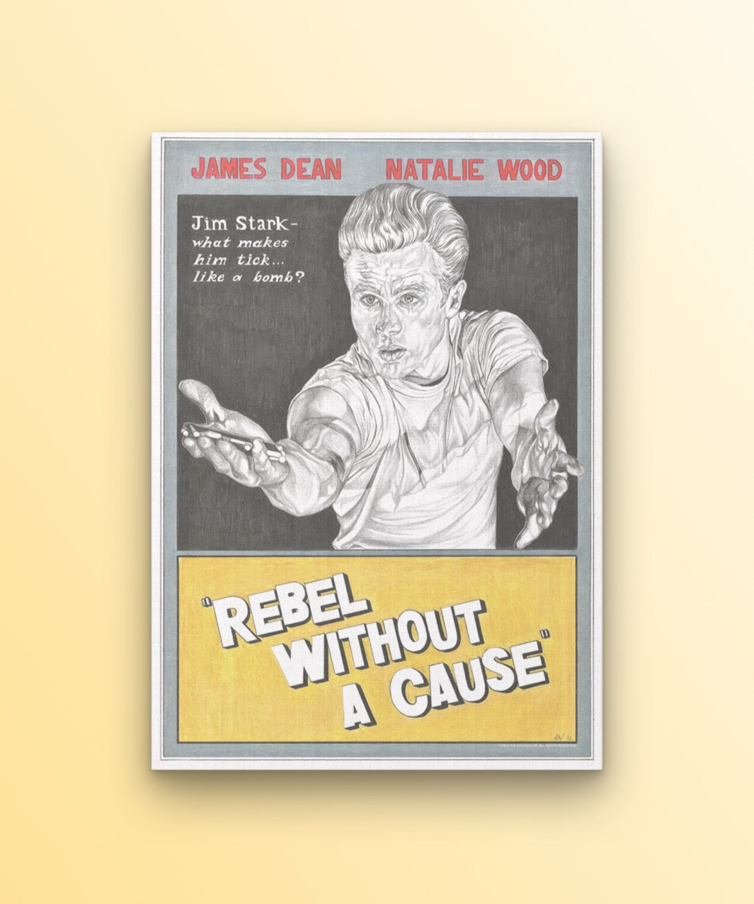 Rebel Without A Cause PRINT (12 x 16)